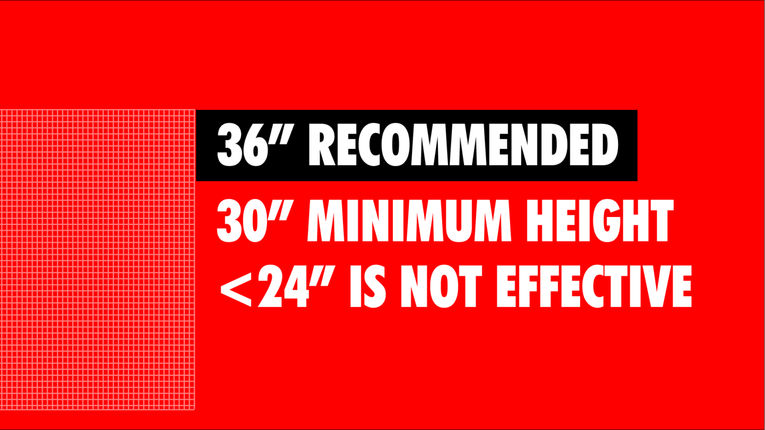 How high does a snake fence need to be? Rattlesnake Solutions