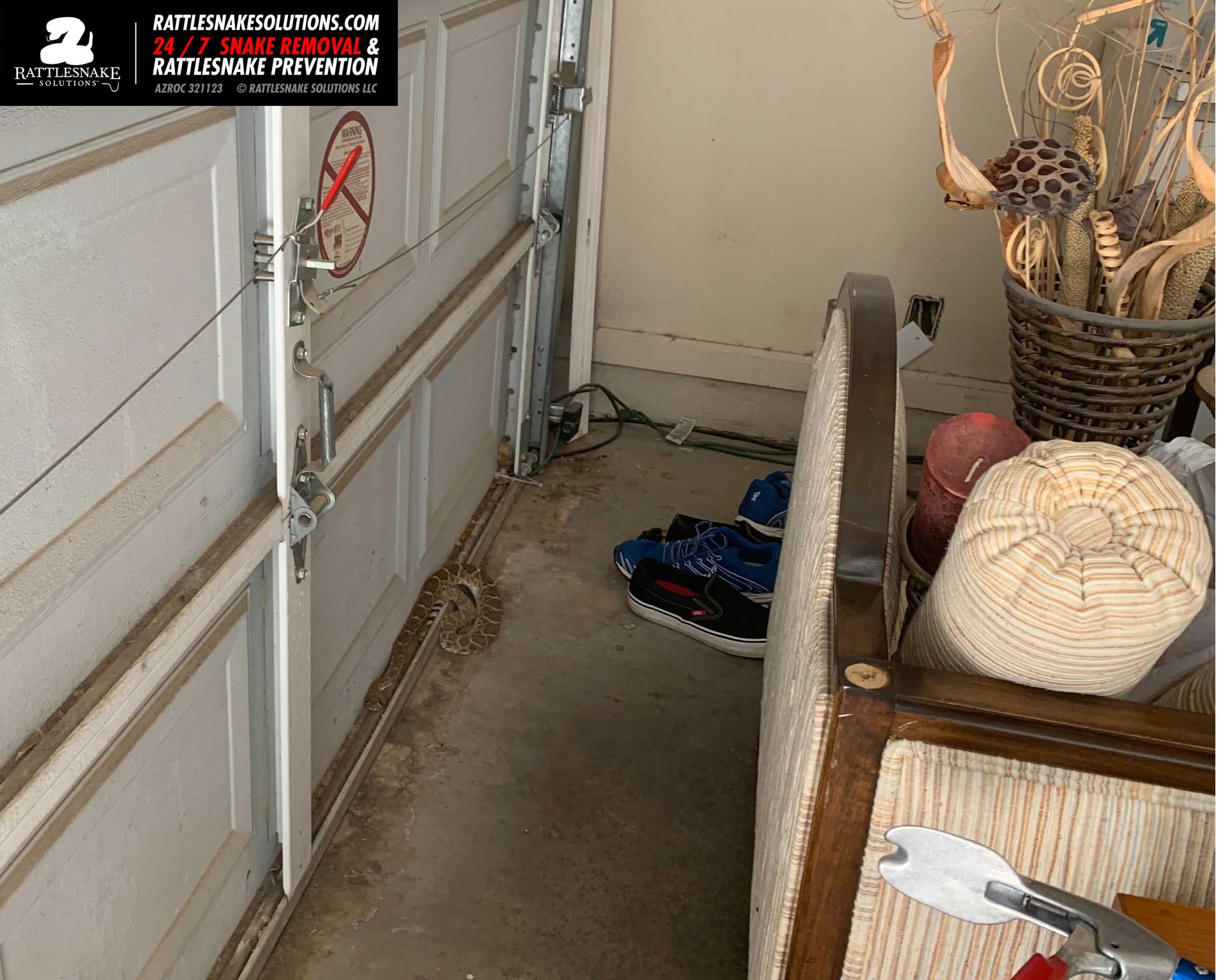 It's Rattlesnake in the Garage Season How you can prevent it now