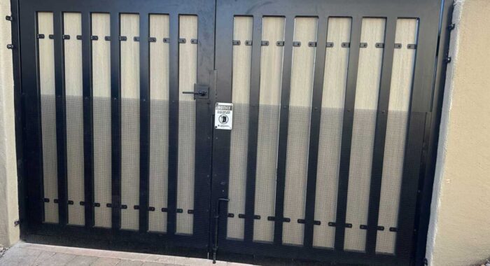 New Rattlesnake Proofing On Gate