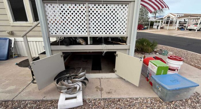 Rattlesnake in a Crawl Space