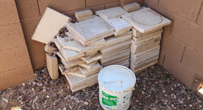 Gophersnake in Pavers