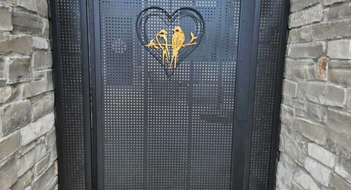 Snake Fenced Courtyard Gate Example